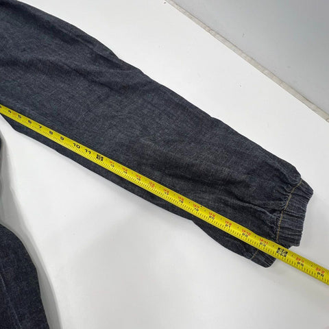 Vintage Y2K Baby Phat Women's Denim Jumpsuit Cargo Strapless Zip Sz 13