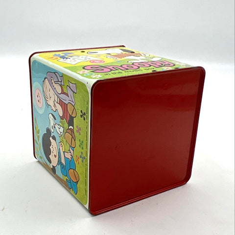Snoopy Peanuts Mattel Jack in the Box Music Box Vintage 1966 Tested Works