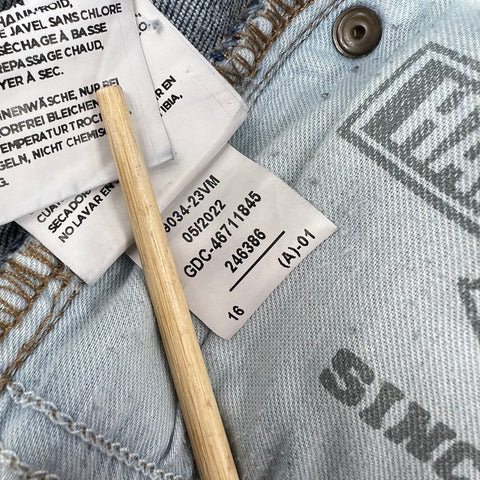 Harley-Davidson Straight Leg Medium Wash Denim Biker Jeans Mens Sz 38x30
