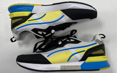 Puma Mirage Sport Remix White Blue Yellow Men's Sneakers Size 13