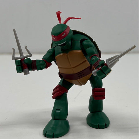 Raphael TMNT Playmates 2014 Nickelodeon Series 5 Inch Figure With 2 Sai