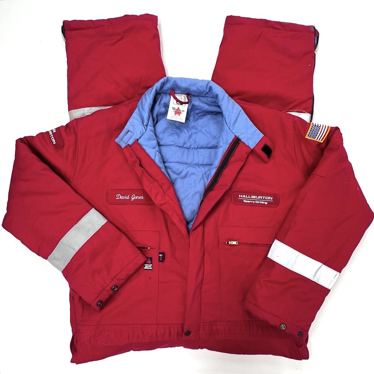 Vintage 90s Wenaas Antiflame Halliburton Sperry Drilling Coveralls