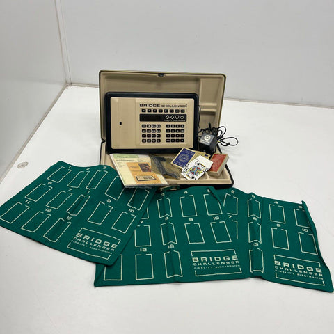 Vintage 1970s Fidelity Bridge Challenger Electronic Card Game Computer In Case