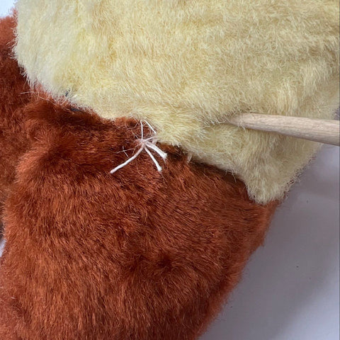 Vintage 1960s A&L Novelty Animal Playland Teddy Bear Stuffed Plush Toy USA