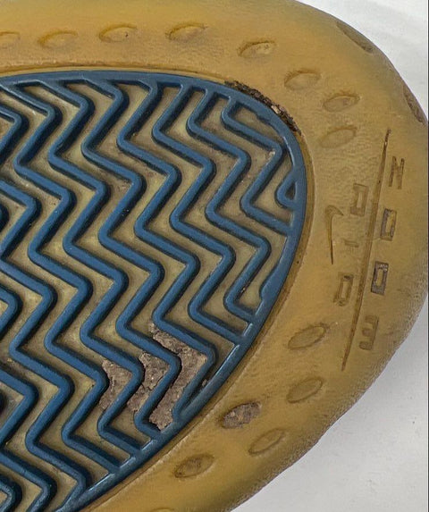 Nike Air Foamposite One Royal Blue Basketball Shoe Size 9 COA