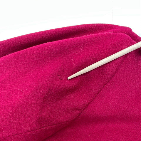 Vintage 80s Pendleton Wool Collarless Blazer Skirt Suit Set USA Petite