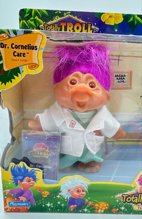 Playmates Totally Troll Dr Cornelius Care & Nurse Karen Kindly Doll Set NIB