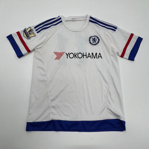 Lot of 2 Chelsea FC White Black Soccer Jersey #11 Yokohama Samsung Men's L