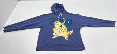 Babbitt Men's Blue Pullover Hoodie Sandshrew 730 Graphic 2024 2XL