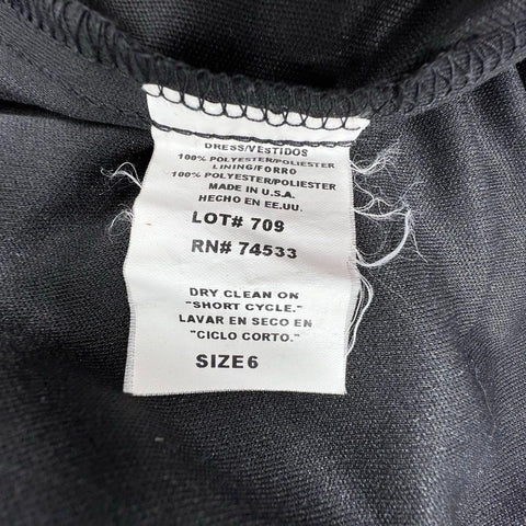 Vintage Y2K Tom Barra Beaded Paisley Sheer Maxi Dress Cowl Neck USA Made Sz 6