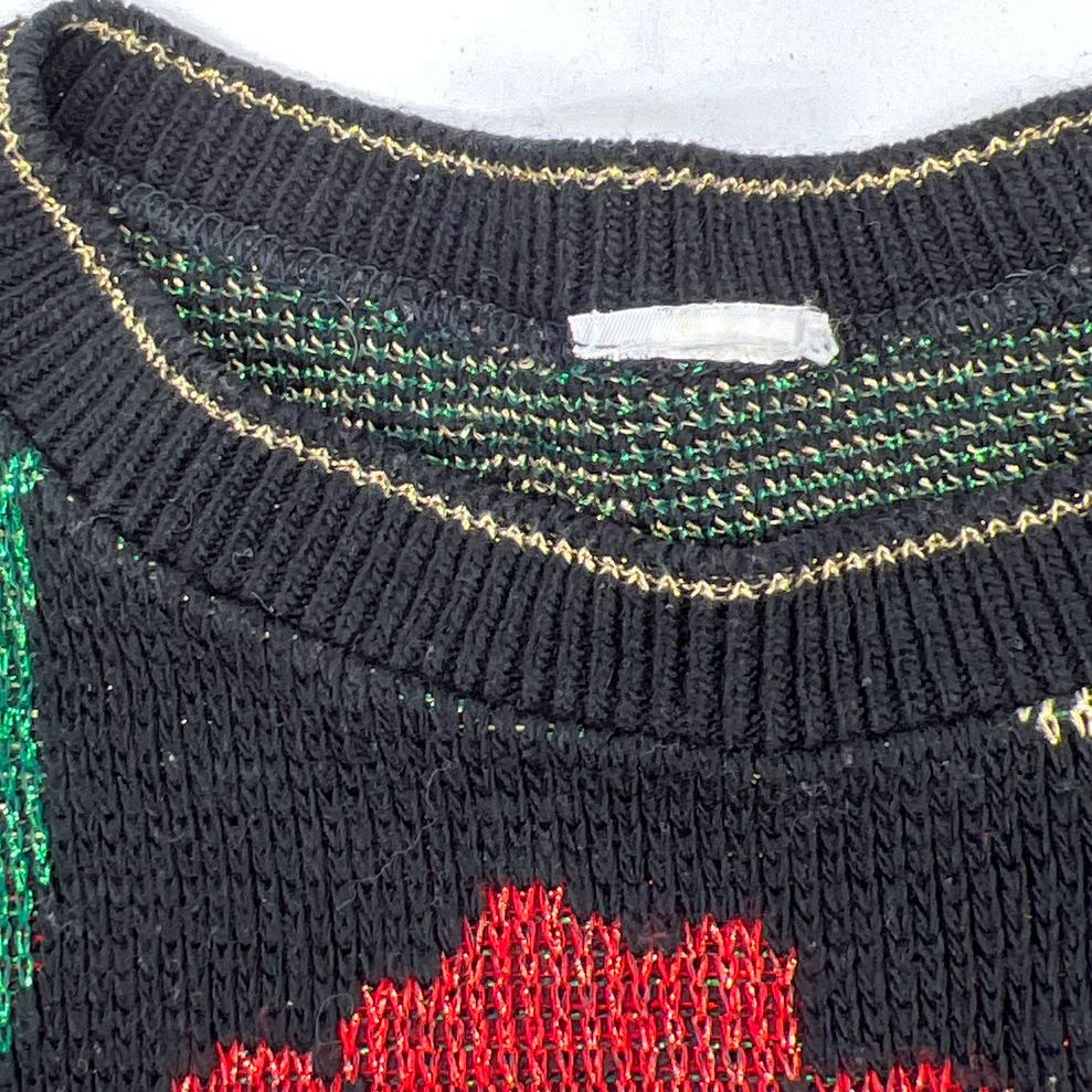 Vintage Ugly Christmas Sweater Lot 4 Womens Mixed Sizes Holiday Party Stained