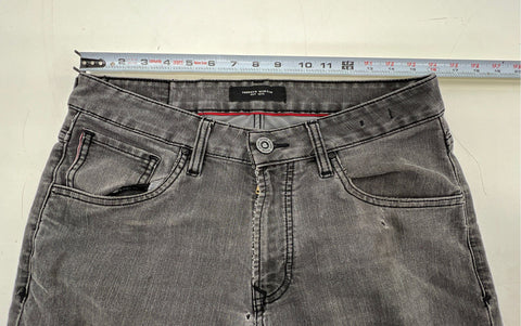 Sherman Morgan Men's Gray Faded Denim Straight Leg Jeans Size 32