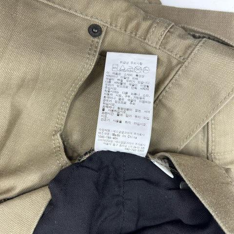 Uniqlo Men's Brown T-000 Original Basic Skinny Fit Tapered Pants Sz 30