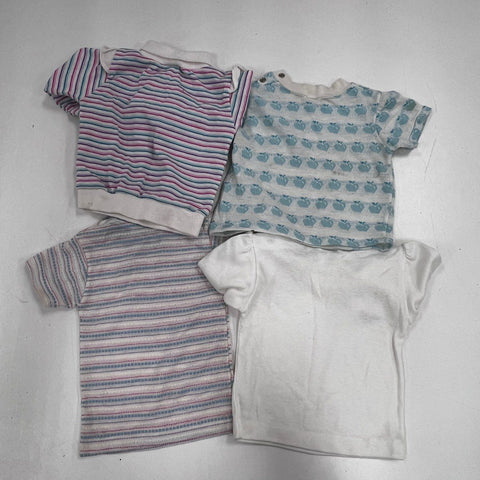 Vintage 80s 90s Baby Clothes Lot Health-tex Denim Single Stitch Sz 12-18M