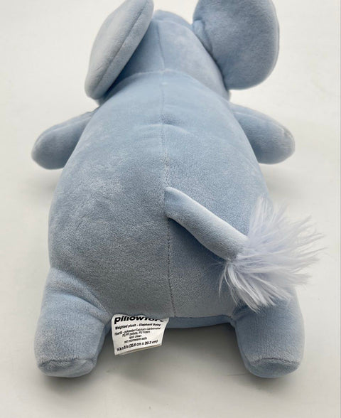 Pillowfort Elephant Baby Weighted Stuffed Animal Plush Blue 16 Inch 1.5 Lbs