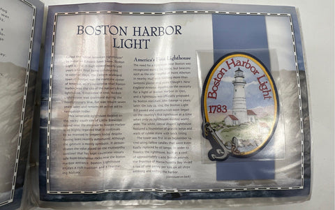 Willabee & Ward Great American Lighthouses Patch Collection Vintage Binder Lot