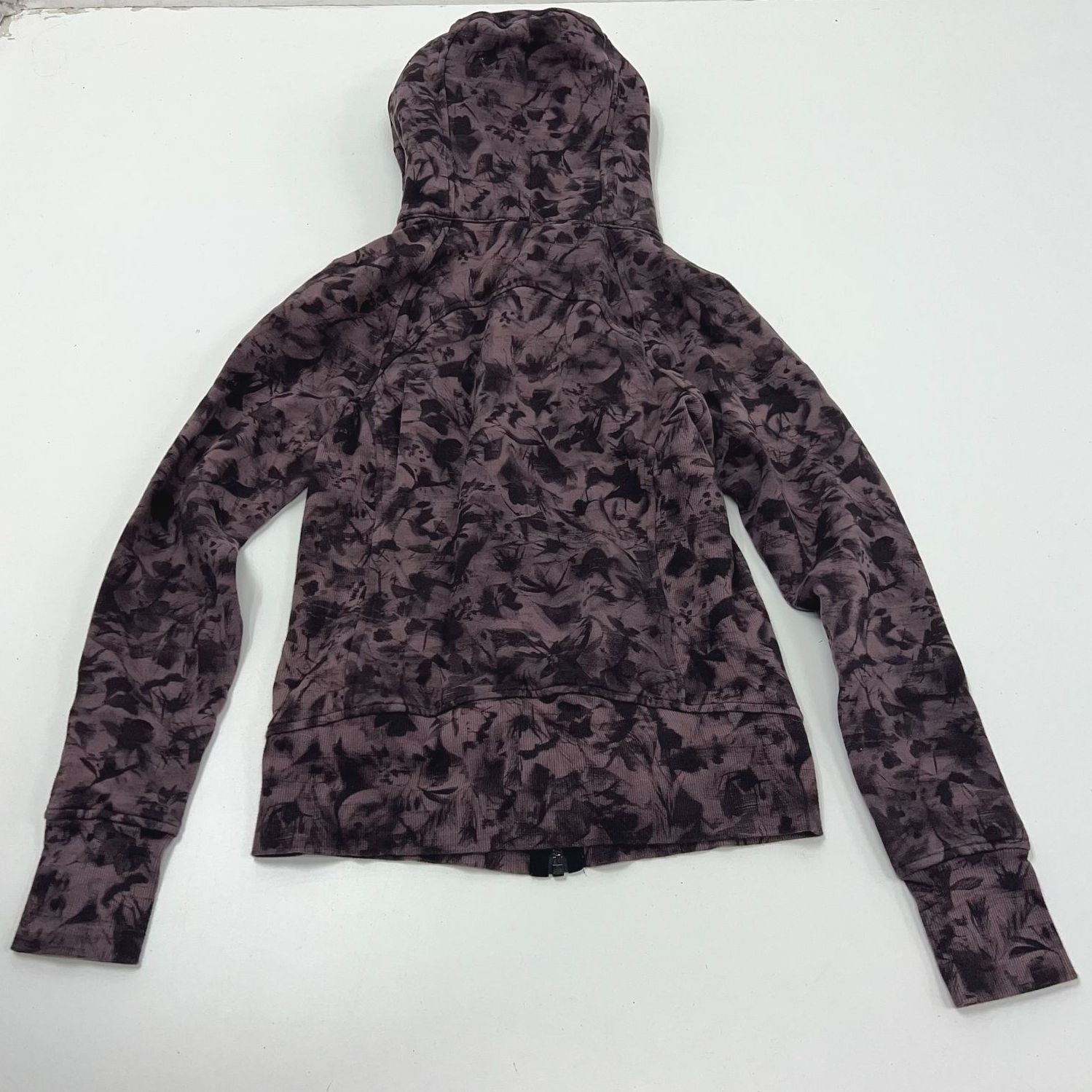 Lululemon Define Dusk Floral Antique Bark Hoodie Full Zip Size 4