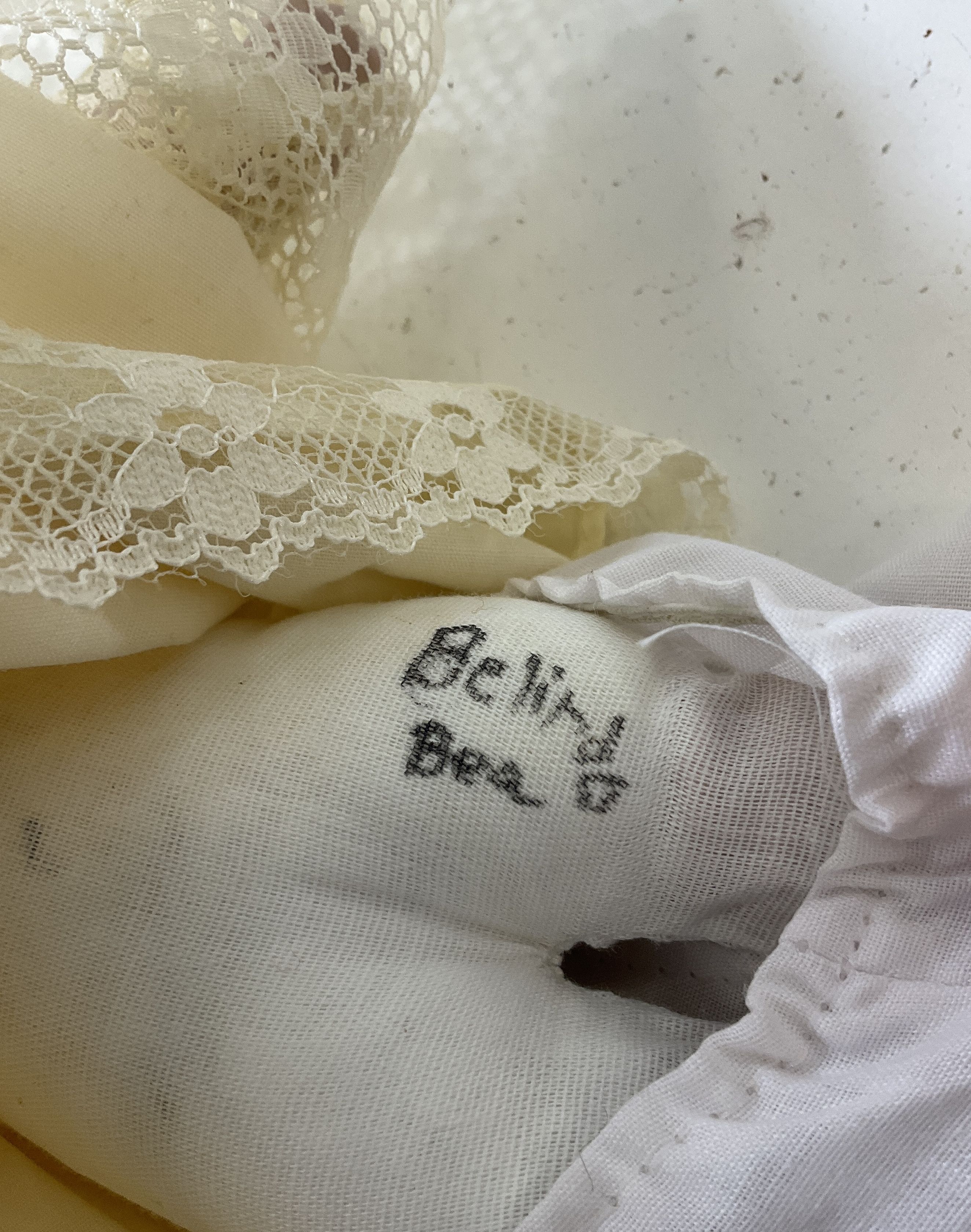 Two Vintage Bisque Dolls Bye Lo Style Prince Henry Christening Dress Outfits