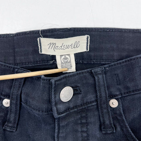 Madewell Women's Black 9" Mid-Rise Skinny Jeans Size 26