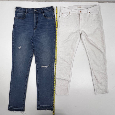 Pilcro 7 For All Mankind Free People Women's Pants Skirt Lot Sz 31 Tall