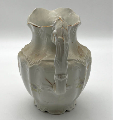 Johnson Bros England Royal Semi Porcelain Pitcher Antique Victorian Floral