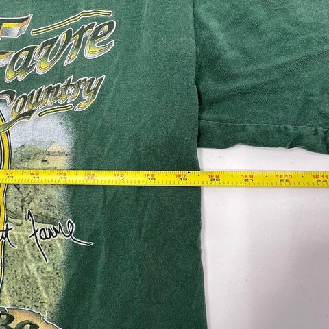 Vintage 90s Brett Favre Green Bay Packers T-Shirt Miro Classics NFL Sz L