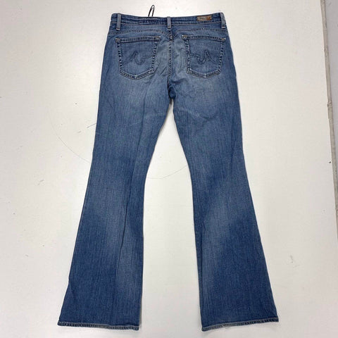 AG Adriano Goldschmied Womens The Legend Flare Jeans Medium Wash USA Sz 30