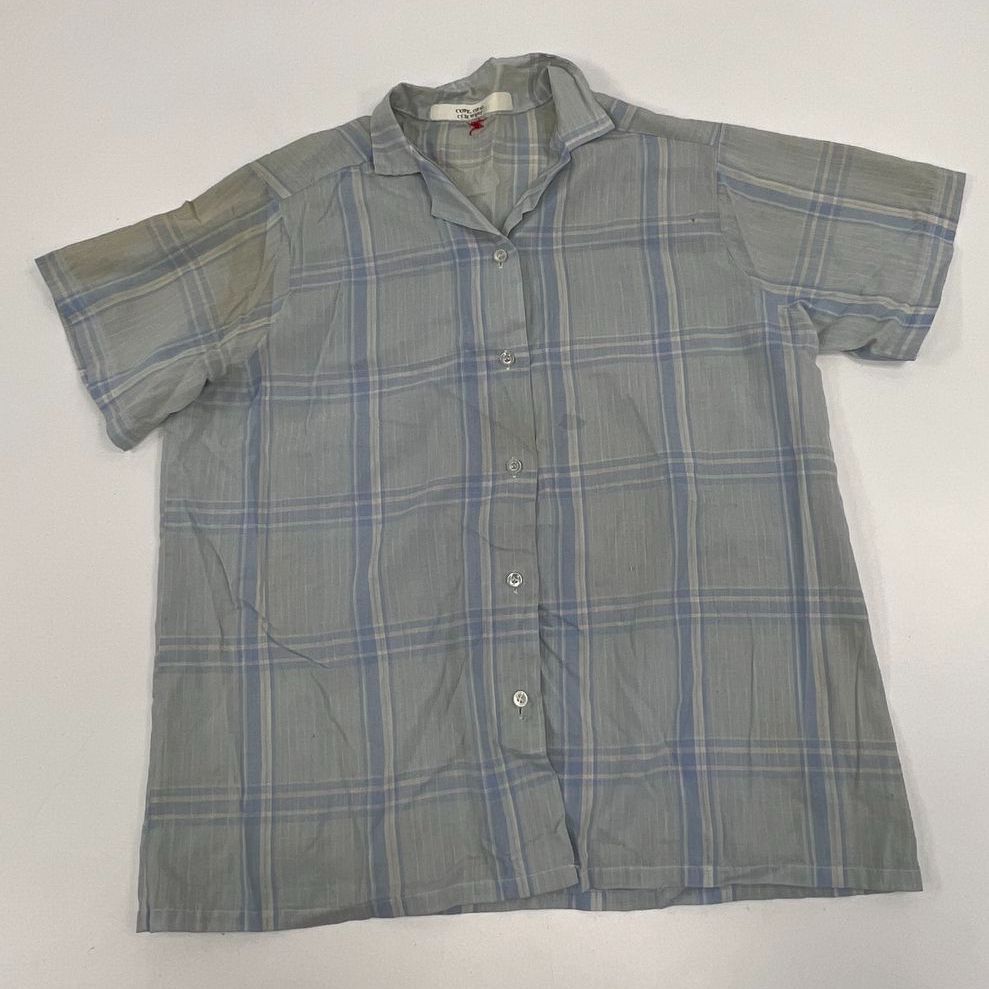 VTG Women's Mixed Brands & Styles Button Up Blouse Lot c1970's Mixed Sizes READ