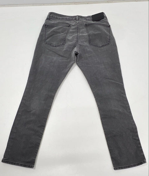 Sherman Morgan Men's Gray Faded Denim Straight Leg Jeans Size 32