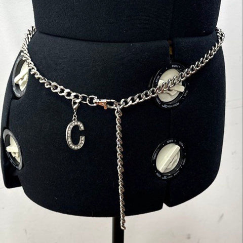 Fashion Chain Belts Jewelry Lot of 11 Gold Silver Tone Lion Heart Enamel