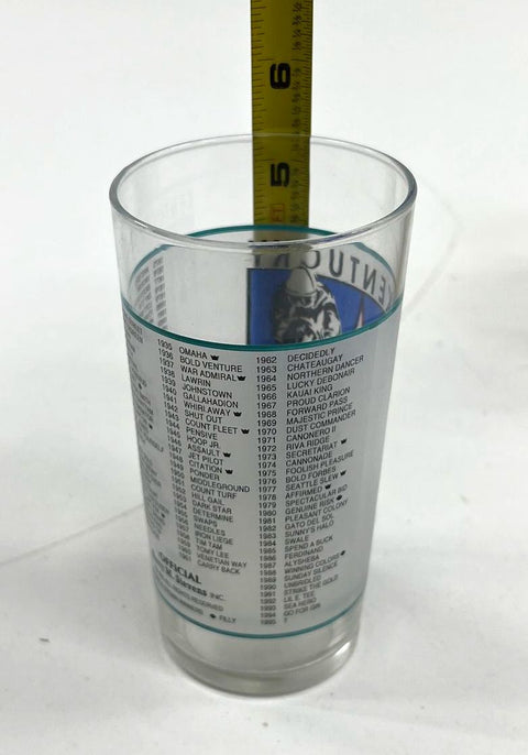 Vintage Kentucky Derby Glasses Lot of 7 Libbey Tumblers 1995-1998 Collection