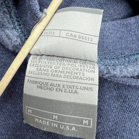 Vintage 90s Nike Grey Tag Embroidered Bar Logo Crewneck Sweatshirt Made USA Sz M