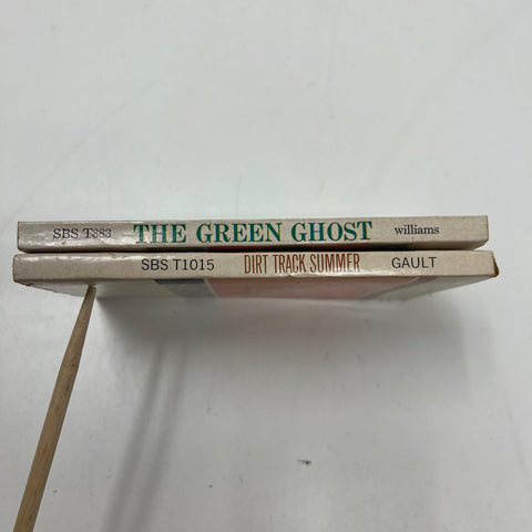 Dirt Track Summer & The Green Ghost Vintage Racing Paperback Lot 1960s