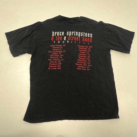 Vintage 2000 Bruce Springsteen E Street Band Tour T-Shirt Double Stitch USA XL