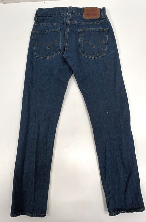 Levi's 511 Dark Wash Blue Cotton Skinny Fit Denim Jeans Men's 29x30