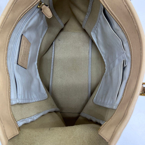Coach Tan Saffiano Leather City Tote Bag Large Gold Hardware 23821