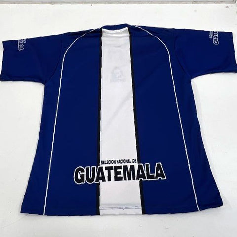 Vintage 90s Guatemala Seleccion Nacional Soccer Jersey Made in Mexico Blue White