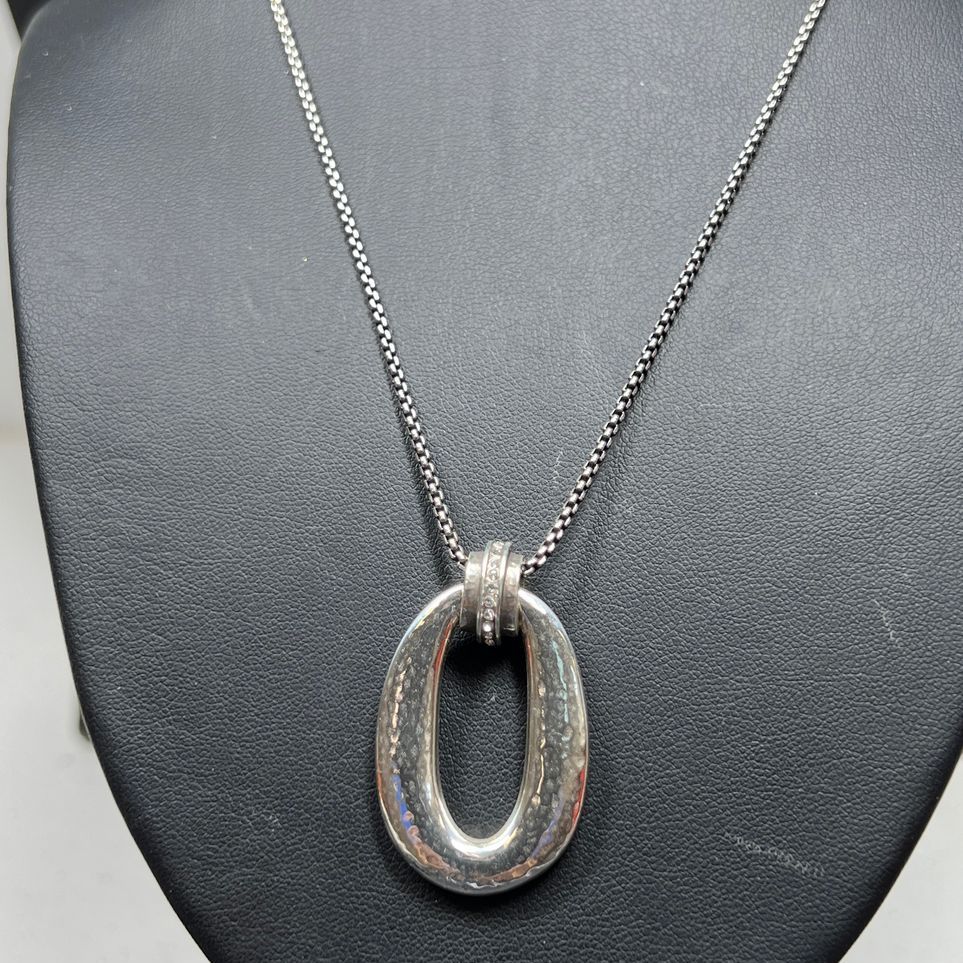 Brighton Meridian Lumens Pendant Silver Plate Necklace NWT