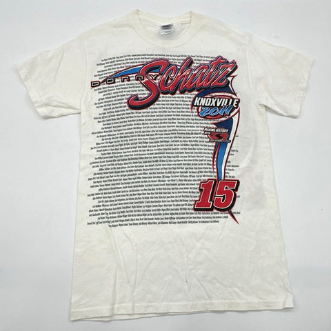 Vintage 2011 Donny Schatz & Jonathan Cornell Racing T-Shirt Lot Sz S