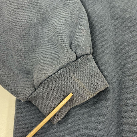 VTG Men's Lee Ultraweight Faded Purple Grey Pullover Sweatshirt - Size Large