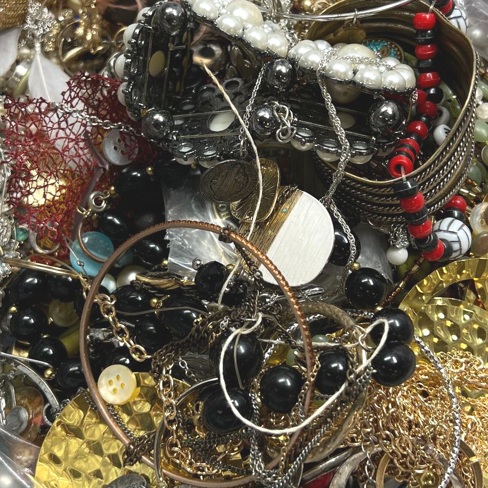 5 Lbs Broken for Craft Costume Jewelry Grab Bag
