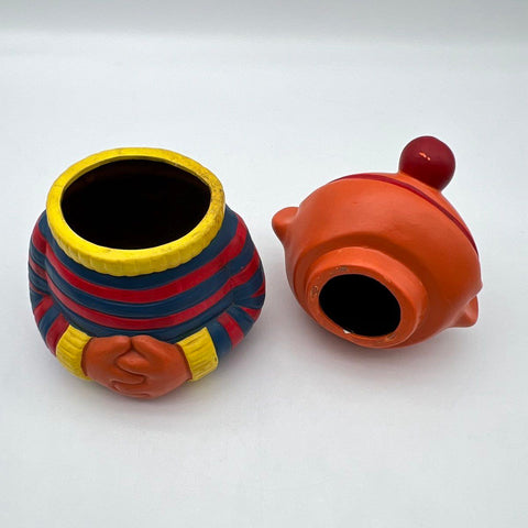 Vintage Sesame Street Ernie Cookie Jar Muppets Inc Ceramic 13 Inch 1970s
