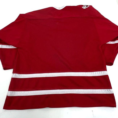 Bakka Nebraska Omaha Mavericks Red Hockey Jersey Mens Size M