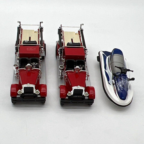 Ertl Collectibles Diecast Vehicle Lot 3 Vehicles Fire Trucks Polaris Jet Ski