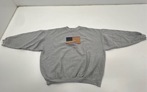 Hanes 9/11 United We Stand Red Cross Sweatshirt Gray Vintage 2001 3XL
