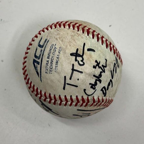 Rawlings NCAA College World Series ACC Multi-Signed Autographed Baseball