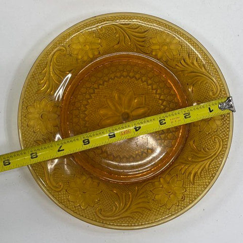 Vintage Plate Lot Fire-King Laurel Federal Madrid Cunningham & Pickett 3 Pcs