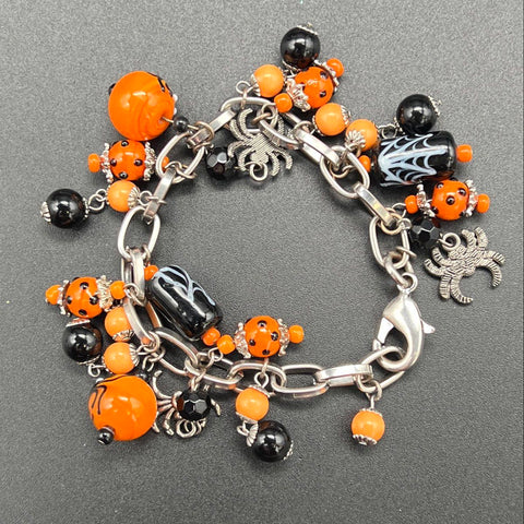 Halloween Costume Jewelry Lot of 17 Claire's Necklace Bracelet Earrings Brooches