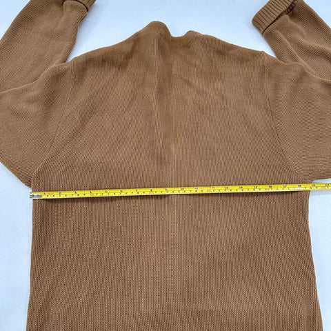 Vintage 70s Cardigan Sweater & Ribbed Knit Vest Lot Orlon Acrylic Sz L