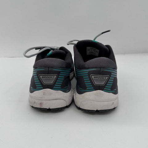 Brooks Addiction 14 Grey Teal Women's Motion Control Running Shoes Size 9.5